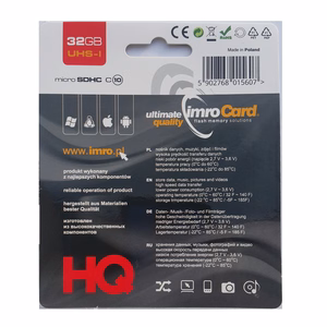 Imro MicroSD 32GB Class 10 UHS-I