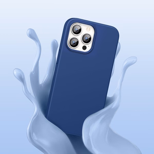Ugreen Protective Silicone Case joustava silikoninen suojakuori iPhone 13 Pro:lle, sininen