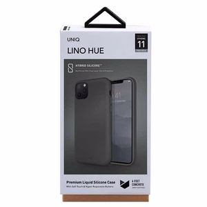 Uniq Lino Hue kotelo iPhone 11 Pro Maxille - harmaa