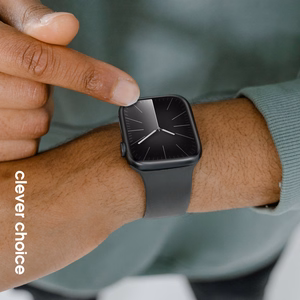 Crong Liquid strap for Apple Watch 44 / 45 / 46 / 49 mm, graphite