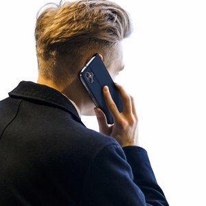 Dux Ducis SKIN PRO lompakkosuojakuori Samsung A06 5G:lle sininen
