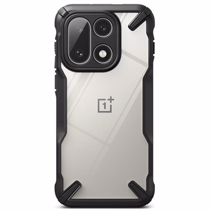 Ringke Fusion X Suojakuori OnePlus 15:lle - Läpinäkyvä Musta