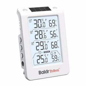 BALDRTHERM B0598 -kolmikanavainen lämpö- ja kosteusmittari automaattisella taustavalolla