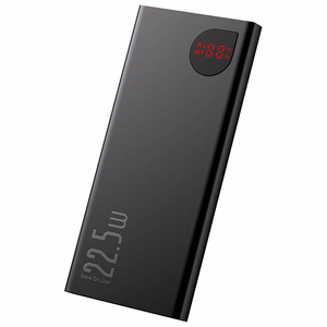 Baseus Adaman varavirtalähde 10000mAh 22.5W (musta)