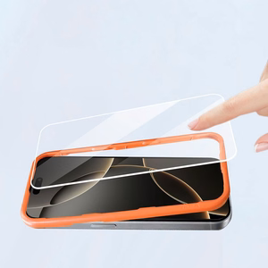 Tech-Protect Easy Set+ 3-pakkaus Karkaistu lasi iPhone 16 Pro Max / 17 Pro Max:lle - Läpinäkyvä