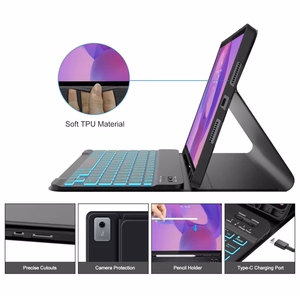 Tech-Protect SC Pen Suojakuori Lenovo Idea Tab Plus 12.1 TB-361:lle - Musta