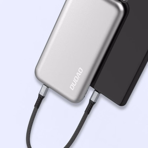 Dudao L10C USB-C - USB-C PD kaapeli 100W 5A 0.23m - musta