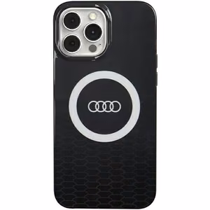 Audi IML Big Logo MagSafe Suojakuori iPhone 13 Pro Max:lle - musta