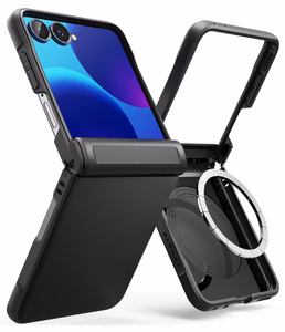 Ringke Onyx Flap MagSafe suojakuori mallille Samsung Galaxy Z Flip 8 – musta
