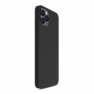 3mk Silicone Case iPhone 12 Pro Max:lle - musta