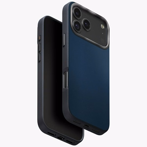 Uniq Lyden DS Suojakuori iPhone 17 Pro Max:lle Magclick Charging - Sininen ja Musta