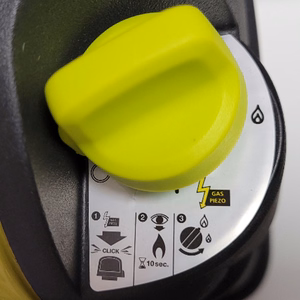 Meva OXYSTOP OLYMP kaasulämmitin kaasupatruunoille, 2 kW