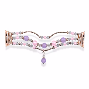 Loop-ranneke Apple Watch 42/44/45:lle design 4 kultainen-violetti