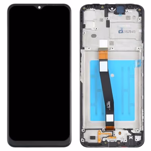 LCD screen Samsung A136 A13 5G with touch screen and frame original Black (service pack)