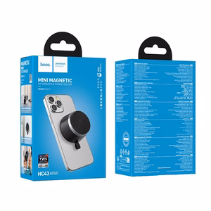 Bluetooth Kaiutin 8W 3h Hoco sisaanrakennetulla magneetilla HC43 musta