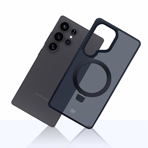 3mk Smoke Case Mag&Stand Samsung Galaxy S25 Ultralle - musta