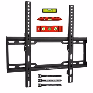 Maclean TV MC-412 seinäkiinnike 32"-70" VESA 400x400 45 kg kallistettava yleiskäyttöinen säädettävä vesivaaka asennustarvikkeet