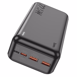 Hoco J101B varavirtalähde PD 20W+QC 3.0 22,5W 30000 mAh musta