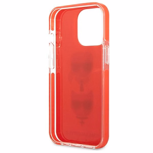 Karl Lagerfeld Karl&Choupette Head Case iPhone 13 Pro / iPhone 13 - punainen