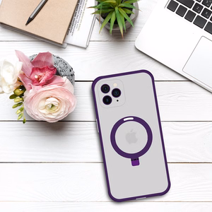 Tel Protect Magical Magsafe Stand Case for Iphone 11 Pro Max purple