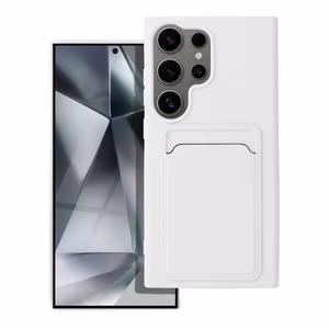 Suojakuori Samsung S24 ULTRA:lle Card Case valkoinen