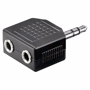 Goobay 11104 – 3.5 mm AUX-kuulokejakaja, 1–2