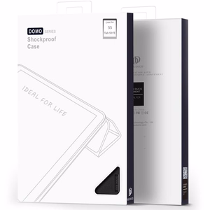 DUX DUCIS DOMO taittuva suojakuori kynäsäilytystilalla Samsung Tab S9 FE/S10 FE:lle musta
