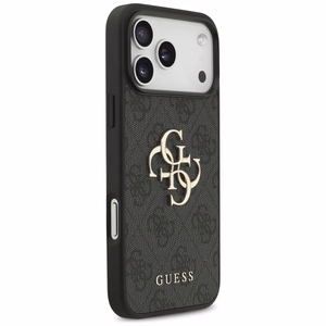 Guess 4G Big Logo -suojakuori iPhone 17 Pro Max - musta