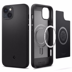 Spigen Mag Armor iPhone 14 Plus -kotelo - Matta musta