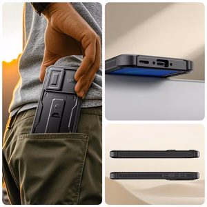 Tech-Protect Kevlar Cam+ 2-sarjan suojakuori Samsung Galaxy A36 / A37 5G:lle - musta