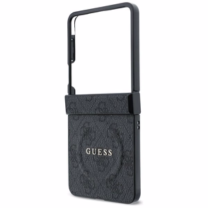 Musta Guess 4G Classic MagSafe -suojakuori Samsung Galaxy Z Flip8 -puhelimelle