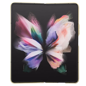 Guess Glitter Script Suojakuori Samsung Galaxy Z Fold 5:lle - kultainen