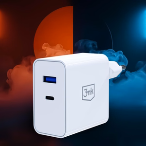 3mk FlowPower 45W 1A1C PD3.0 QC4+ seinälaturi - valkoinen