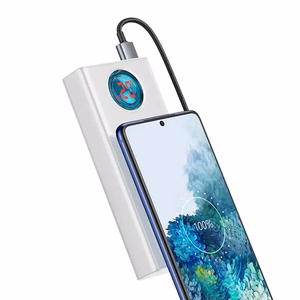 Baseus Amblight varavirtalähde 30000mAh, 4xUSB, USB-C, 65W (valkoinen)