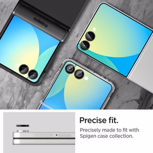 Spigen Optik Pro HD Glas.TR EZ Fit 2-pack Camera Protector for Samsung Galaxy Z Flip 7 - Black
