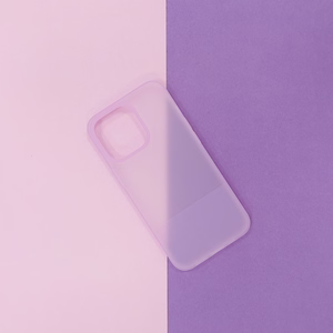 Kingxbar Plain Series kotelo kansi iPhone 13 Pro silikoni suojus vaaleanpunainen