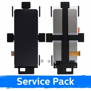 LCD-näyttö yhteensopiva Samsung F731 Z Flip5 (sisäinen) musta (Service Pack) (NF versio)