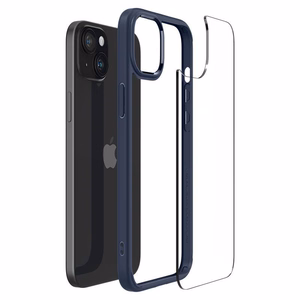 Spigen Ultra Hybrid iPhone 15 Plus Suojakuori - Tummansininen