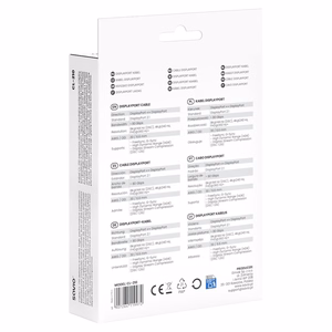 Savio CL-210 DisplayPort-kaapeli 2 m musta