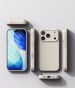 Ringke MagSafe -silikonisuojakuori laitteelle iPhone 18 Pro Max – beige
