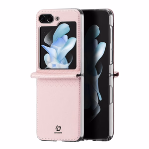 Dux Ducis Bril nahkainen kotelo Samsung Galaxy Z Flip 5 5G - vaaleanpunainen