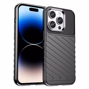Thunder Case iPhone 14 Pro Max panssaroitu kotelo musta