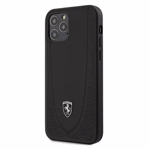 Ferrari FEOGOHCP12MBK iPhone 12/12 Pro 6.1" musta/musta kovakotelo Off Track Perforoitu