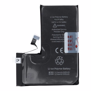 JCID Akku iPhone 14 Pro:lle 3400 mAh (suuri kapasiteetti)