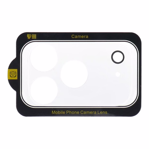 5D Full Glue Camera Tempered Glass - for iPhone 17 Pro Transparent