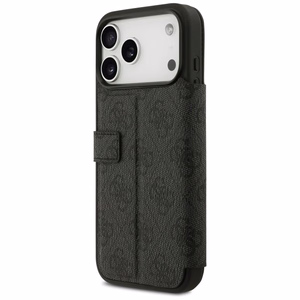 Guess Book 4G Metal Logo -suojakuori iPhone 17 Pro Max - musta