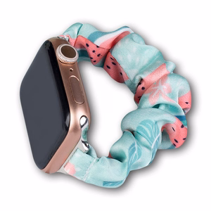 Fabric band for Apple Watch 42 / 44 / 45 mm strap bracelet rubber band - watermelon