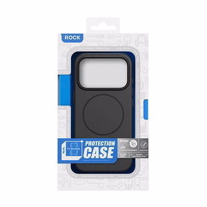 Rock Armor Matte Magnetic Series Suojakuori Iphone 17 Pro:lle musta