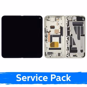 LCD-näyttö laitteelle Google Pixel 10 Pro Fold  (sisäinen) kehyksellä / jadenvihreä / (Service Pack)