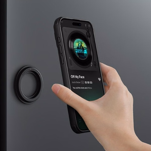 Nillkin CamShield Pro Magneettinen Suojakuori iPhone 15 Plus:lle kamerasuojalla - musta